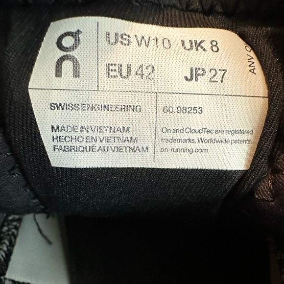 Womens On Cloud X 3 ‘Nimbus/White’ Running Training Shoes Size 10 - Picture 8 of 8